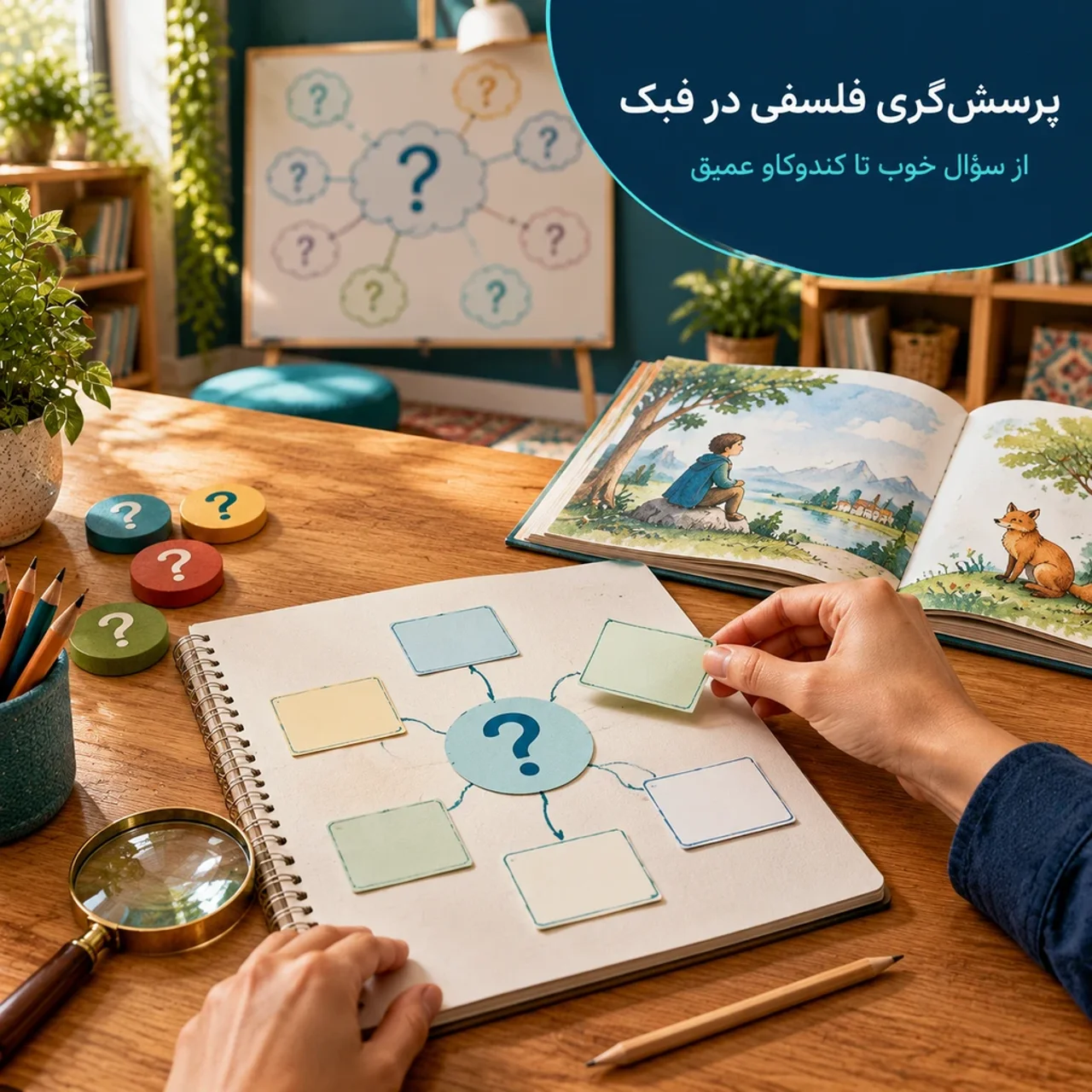 پرسش‌گری فلسفی در فبک؛ از سؤال خوب تا کندوکاو عمیق